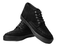 Black Suede 5-Eye Sneaker