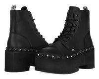 Black TUKskin 7-Eye Dino Flat Boot