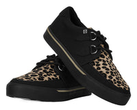 Black & Leopard Vegan Sneaker