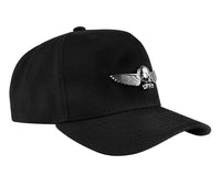 Black T.U.K. Wing Pin Hat