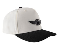 Black & Cream T.U.K. Wing Pin Hat