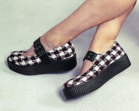 Red & White Checkered Mondo Mary Jane