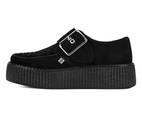 Black Suede Buckle Viva Mondo Creeper