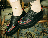 Black TUKskin Rainbow Interlace Viva Mondo Creeper