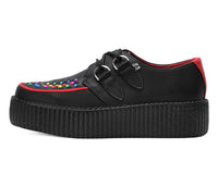 Black TUKskin Rainbow Interlace Viva Mondo Creeper