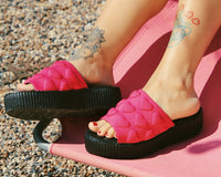 Pink Puff Heart Mondo Sandal