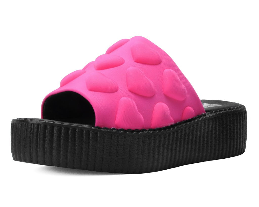 Pink Puff Heart Mondo Sandal