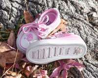 Pink & White TUKskin™ Pirate Creeper Toddler Sneaker