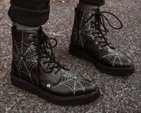 Black  TUKskin™ 7-Eye Spiderweb Glow Boot