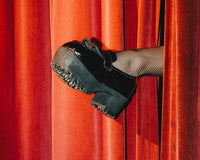 Black Oil Haze Loafer Platform