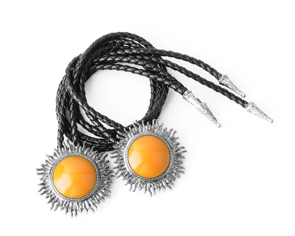 Mustard Sun Bolo Shoe Tie