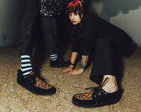 Black & Leopard Viva Low Creeper