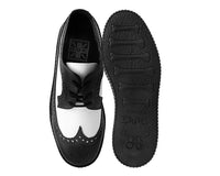 Black & White Wingtip Tie TUKskin™ Viva II Low Creeper