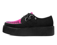 Black & Neon Pink Viva Mondo Creeper