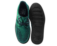 Emerald Green Velvet Round Toe Viva Mondo Creeper