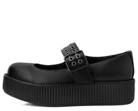 Black TUKskin™ Mary Jane Viva Mondo Creeper 