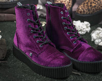 Violet Velvet Viva Mondo Boot