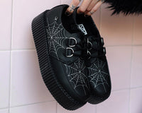 Black Glow Spiderweb Mondo Creeper